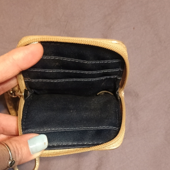 Coach Metallic Gold Wristlet - Picture 4 of 4